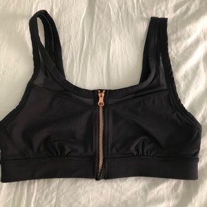 Lululemon zip up sports bra
